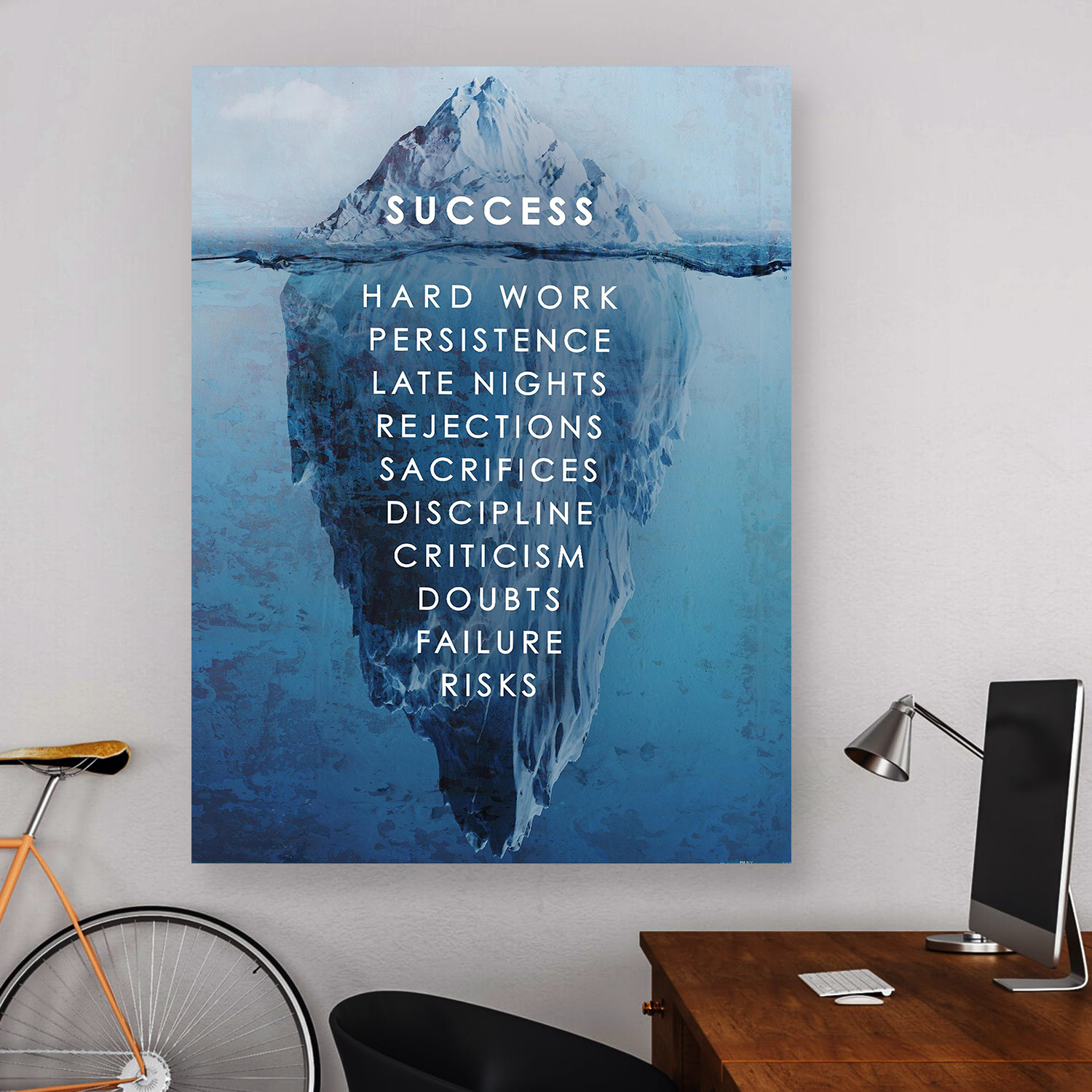 The Success Iceberg - Stock Buddies -Canvas Wraps