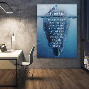 The Success Iceberg - Stock Buddies -Canvas Wraps