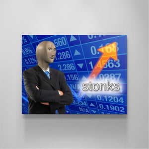 Stonks - Stock Buddies -Canvas Wraps