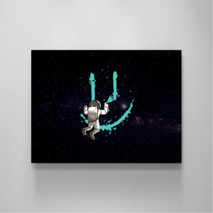 Smile from Space - Stock Buddies -Canvas Wraps