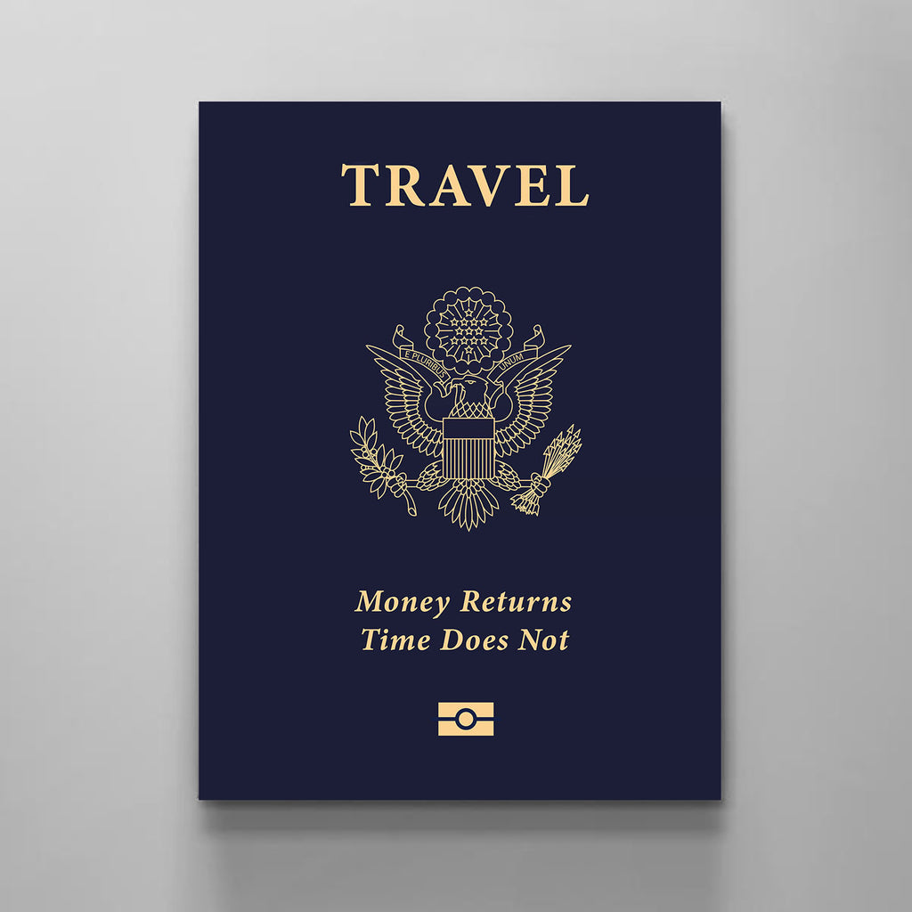 Travel Passport - Stock Buddies -Canvas Wraps