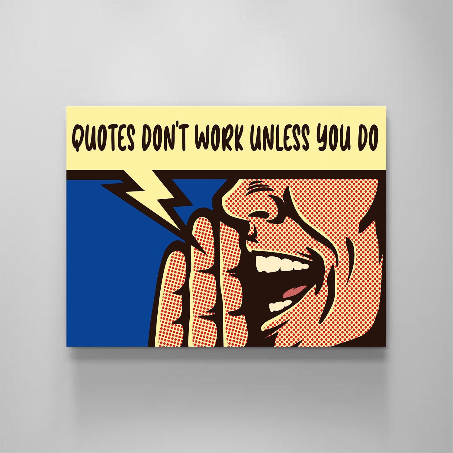 Quotes Don't Work Unless You Do - Stock Buddies -Canvas Wraps