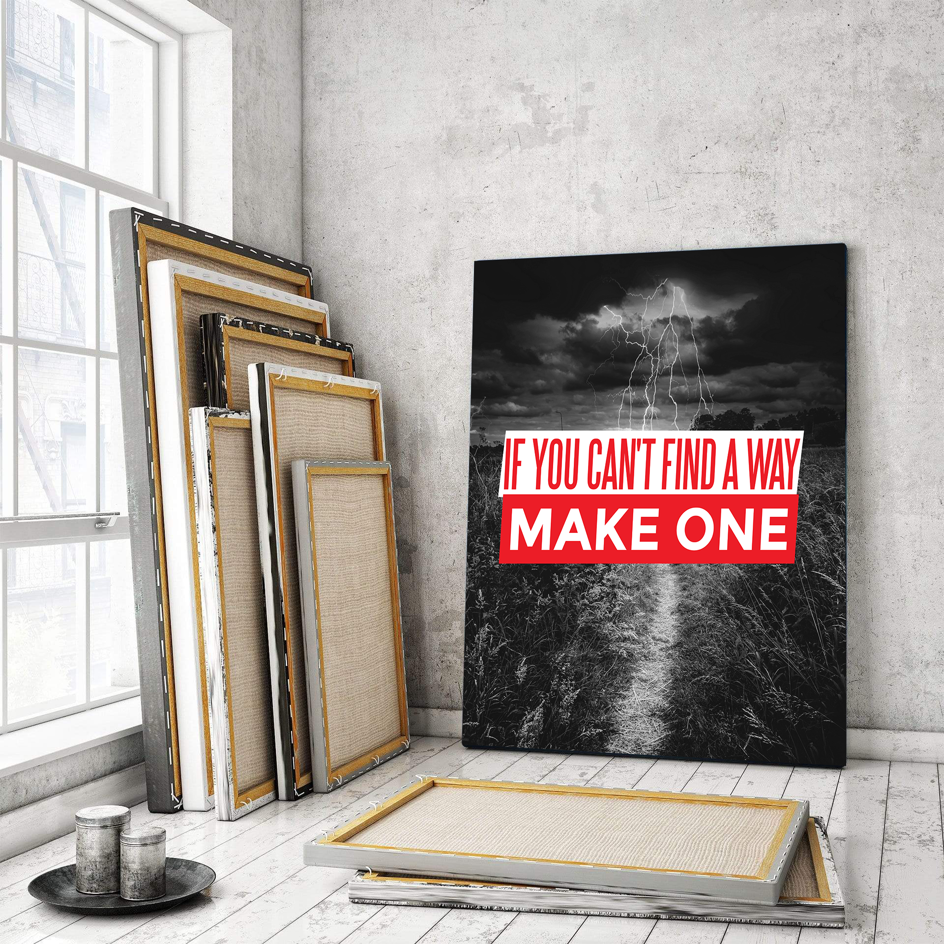 Make a Way When There Is No Way - Stock Buddies -Canvas Wraps