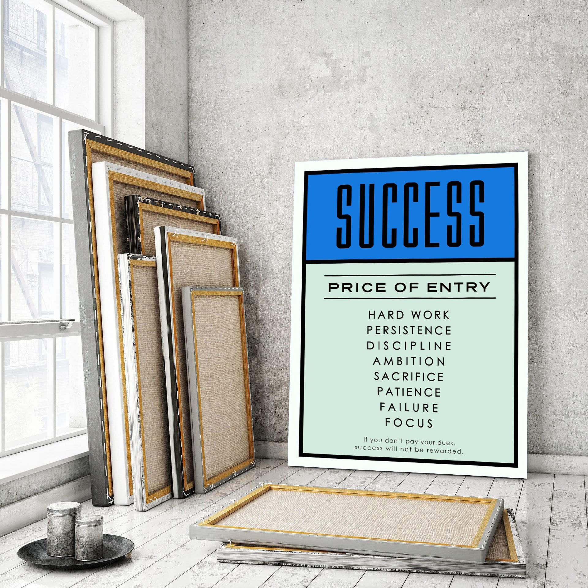 The Price of Success - Stock Buddies -Canvas Wraps