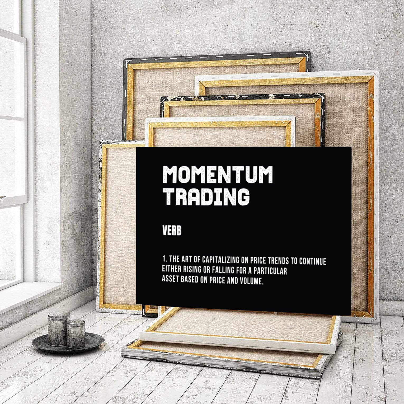Momentum Trading - Stock Buddies -Canvas Wraps