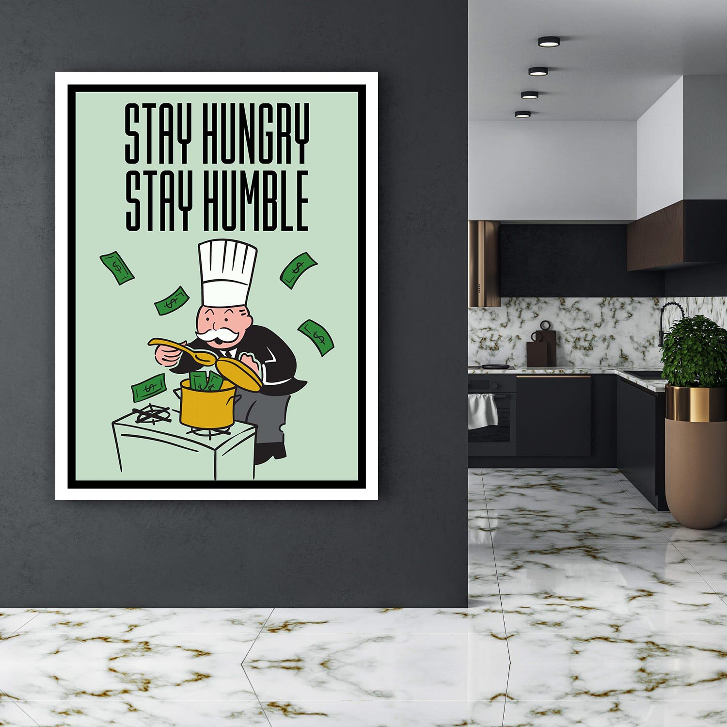 Stay Hungry Stay Humble - Stock Buddies -Canvas Wraps