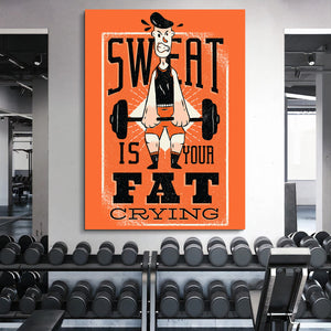 Sweat Is Fat Crying