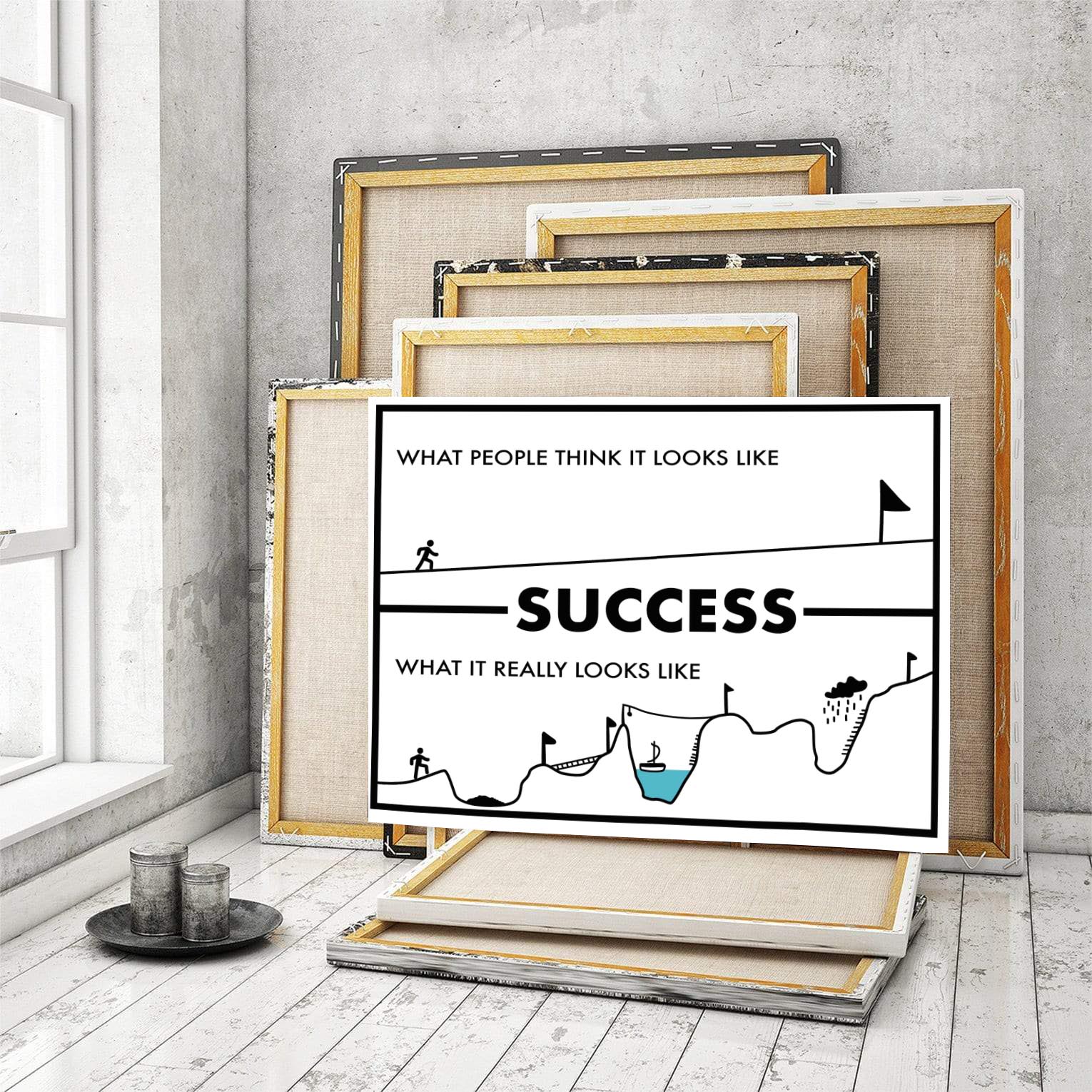 What Success Looks Like - Stock Buddies -Canvas Wraps