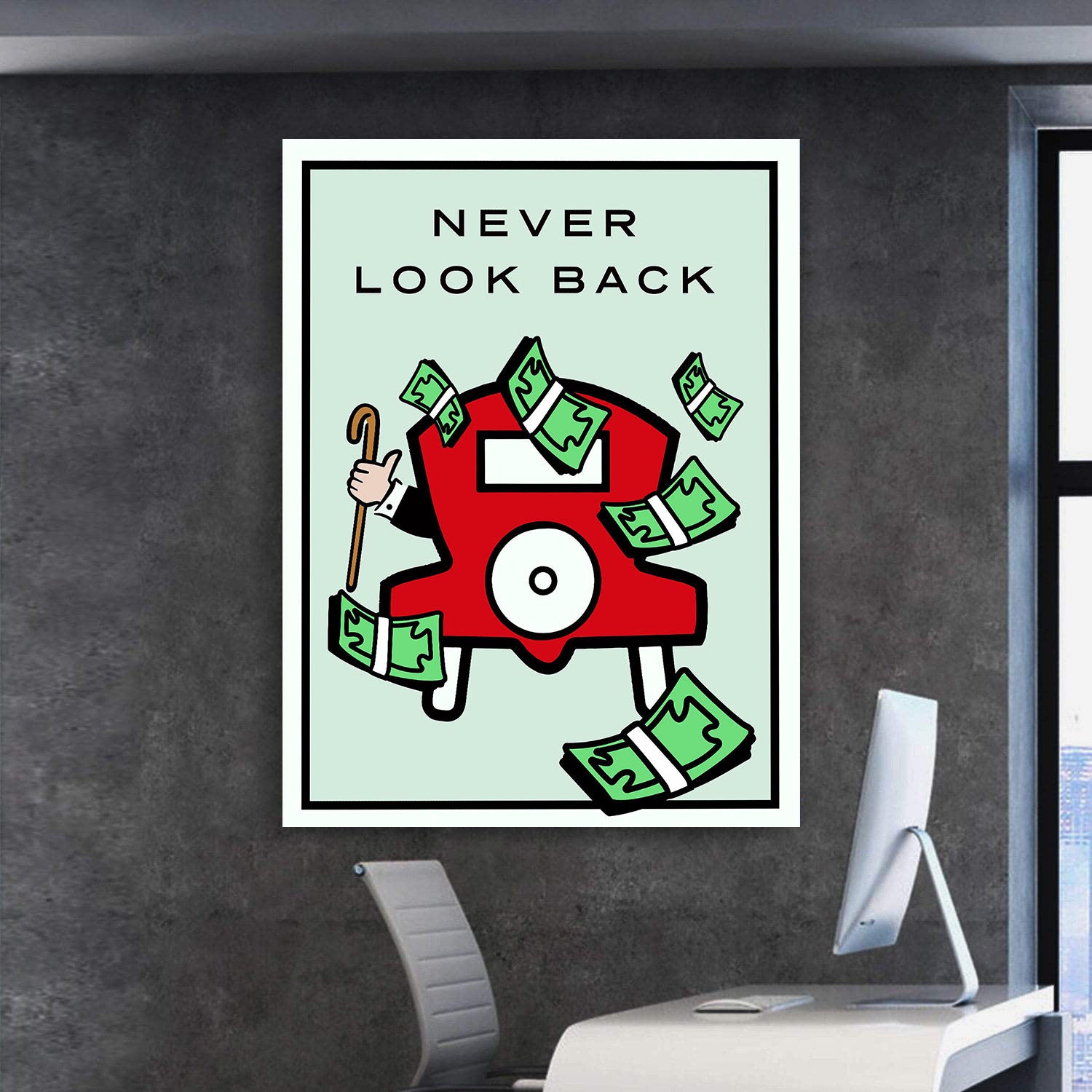 Never Look Back - Stock Buddies -Canvas Wraps