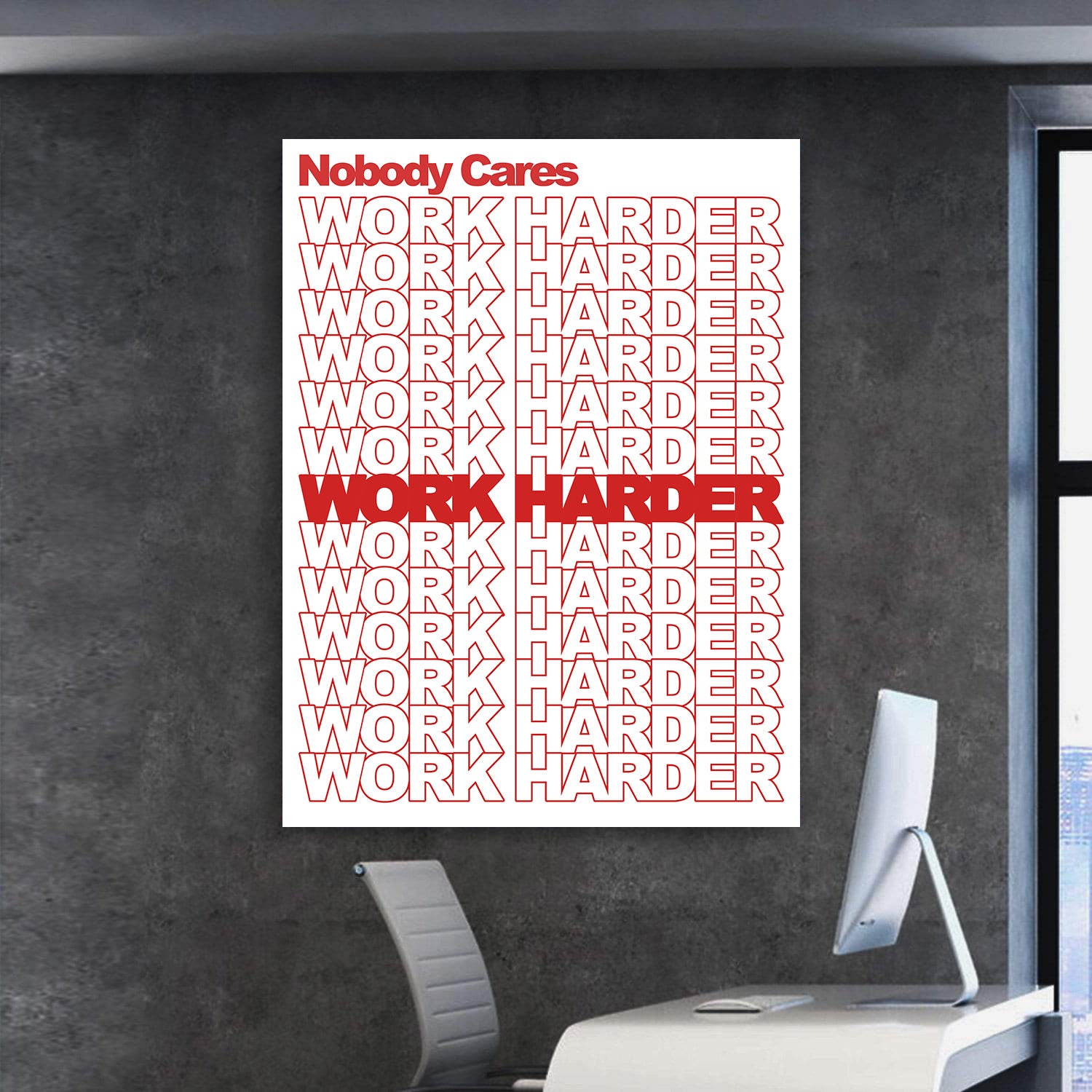 Work Harder - Stock Buddies -Canvas Wraps