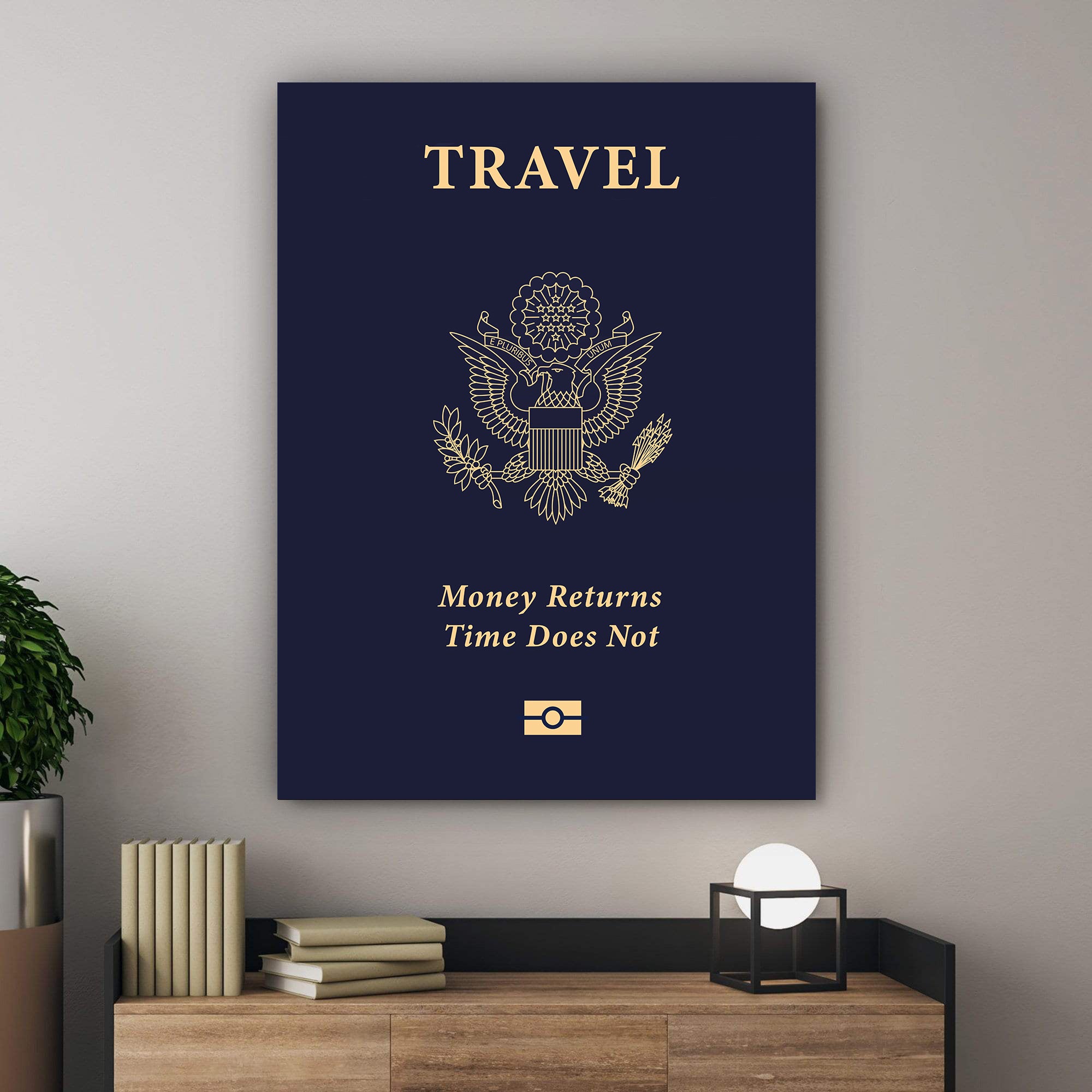 Travel Passport - Stock Buddies -Canvas Wraps