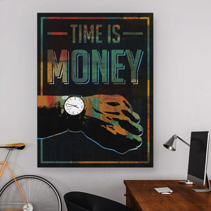 Your Time is Money - Stock Buddies -Canvas Wraps