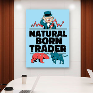Natural Born Trader - Stock Buddies -Canvas Wraps
