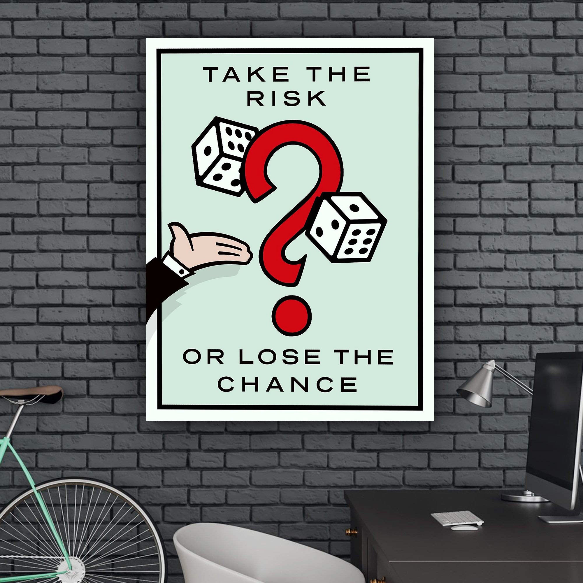 Take The Risk - Stock Buddies -Canvas Wraps