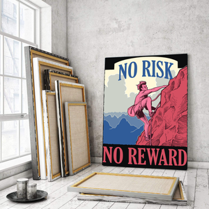 No Risk No Reward - Stock Buddies -Canvas Wraps