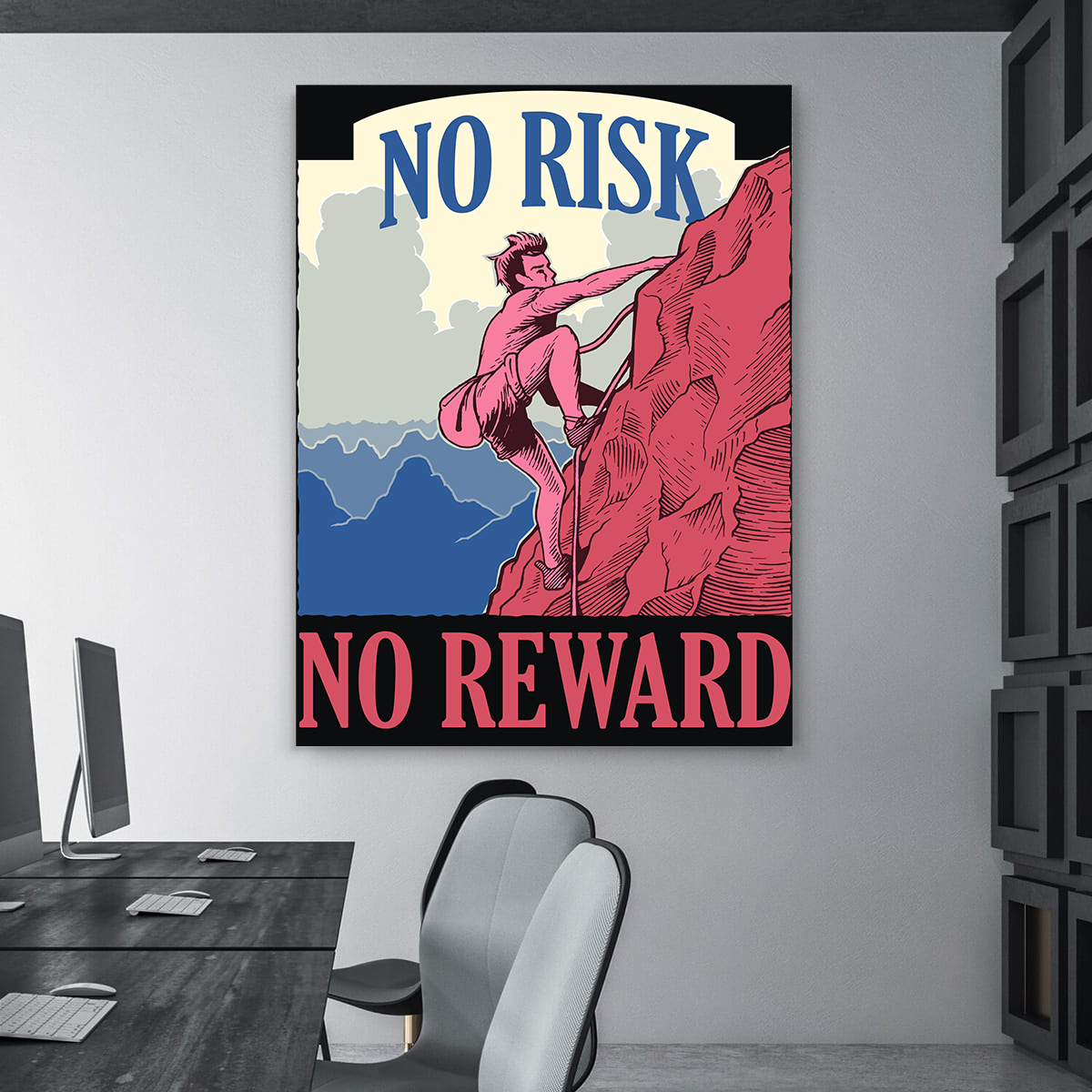 No Risk No Reward - Stock Buddies -Canvas Wraps