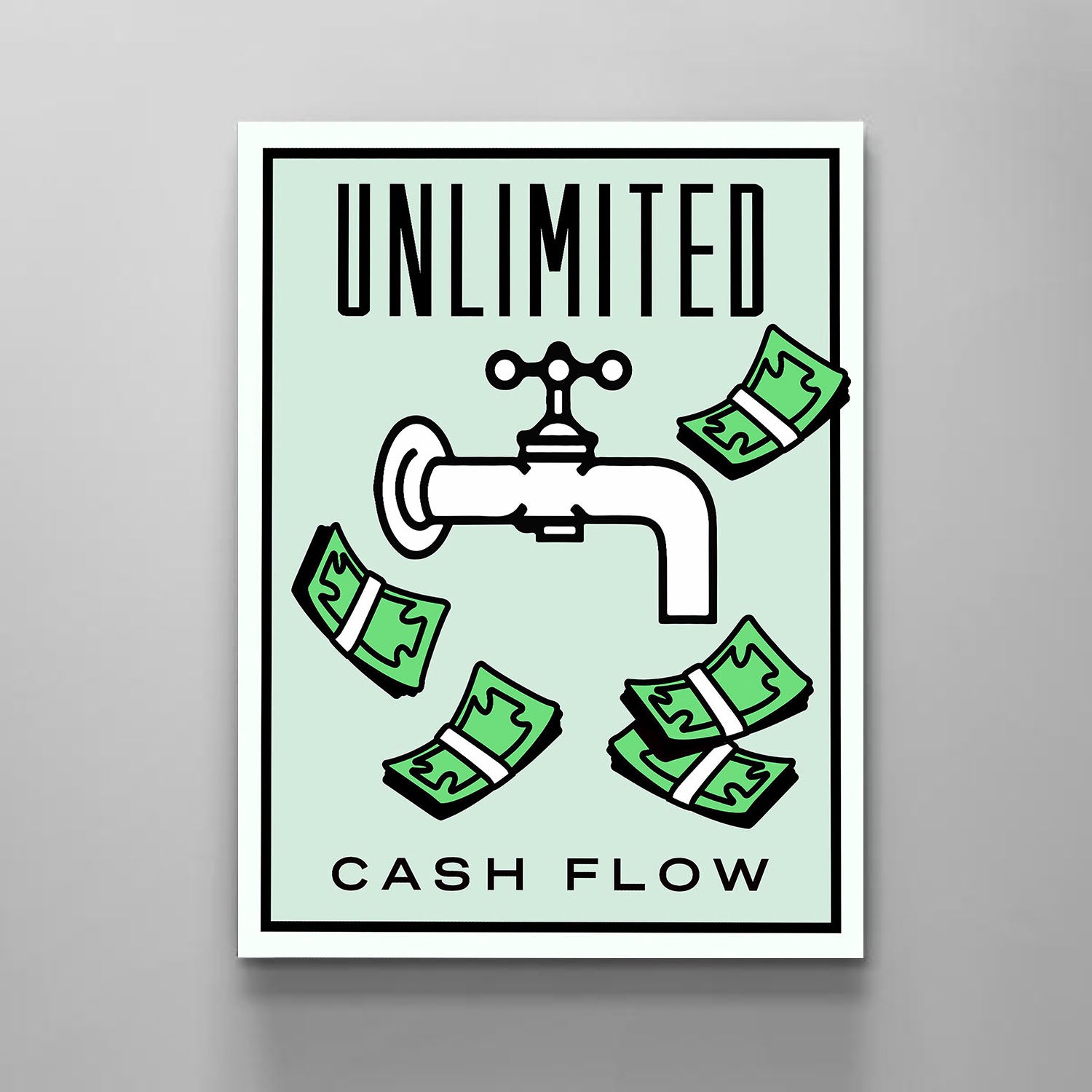 Unlimited Cash Flow - Stock Buddies -Canvas Wraps
