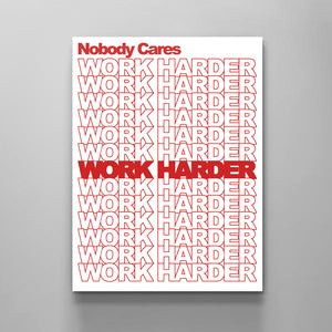 Work Harder - Stock Buddies -Canvas Wraps