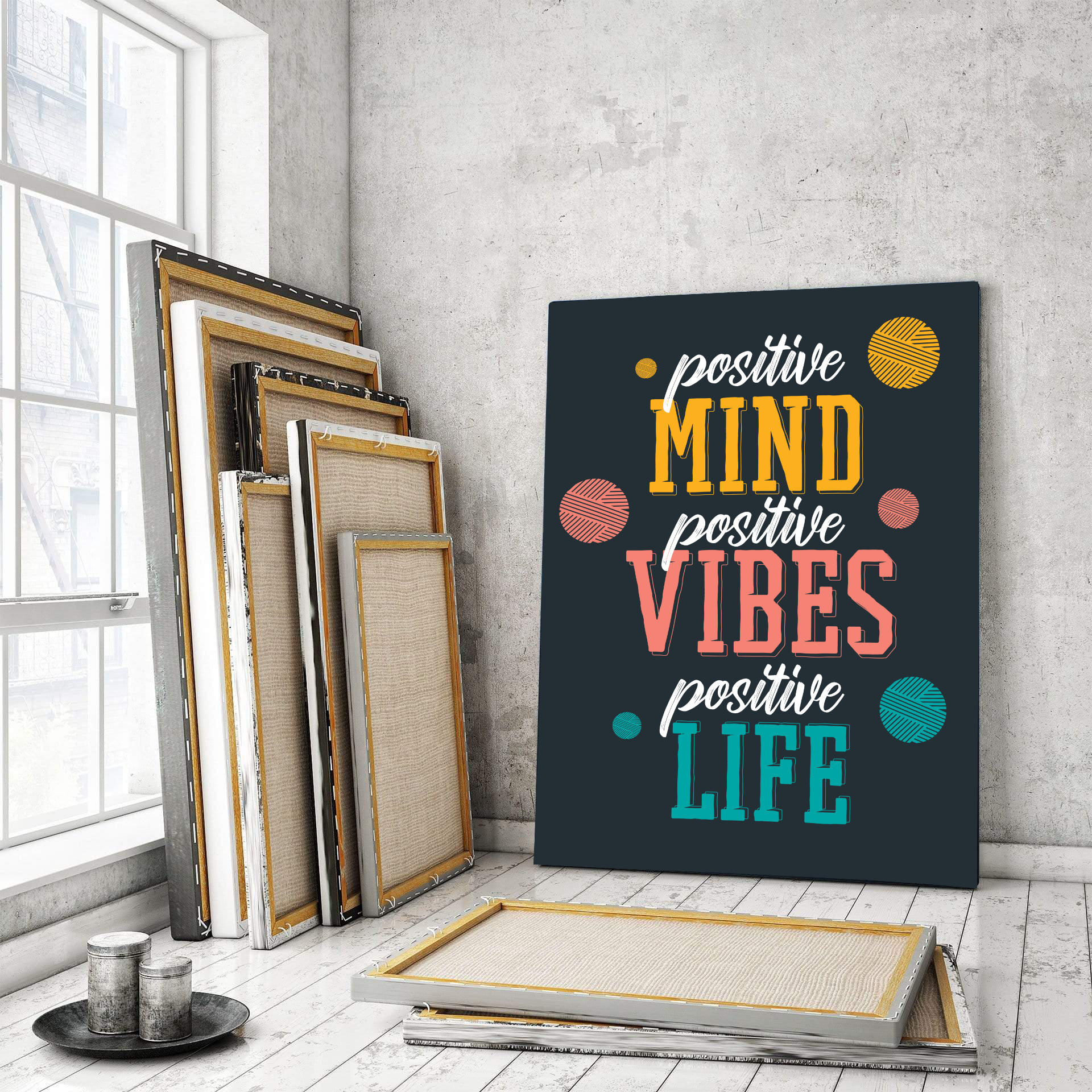 Positivity - Stock Buddies -Canvas Wraps