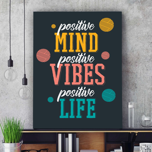 Positivity - Stock Buddies -Canvas Wraps