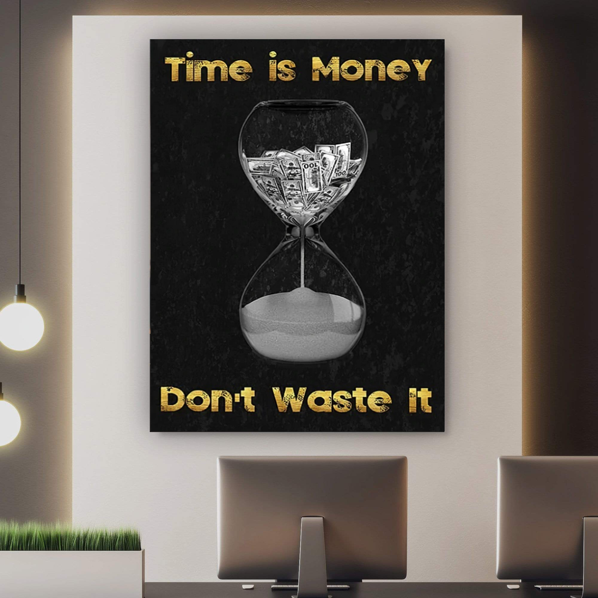 Time is Money Hour Glass
