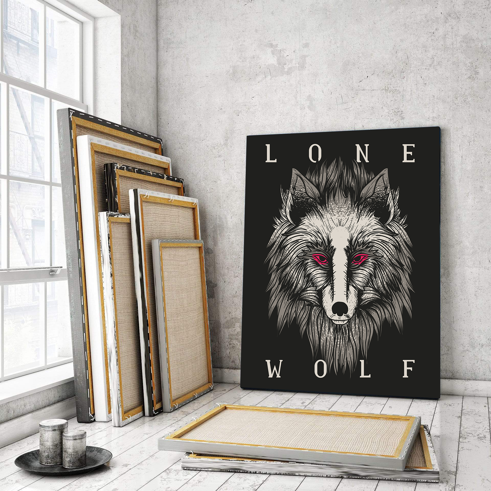 You're a Lone Wolf - Stock Buddies -Canvas Wraps