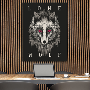 You're a Lone Wolf - Stock Buddies -Canvas Wraps